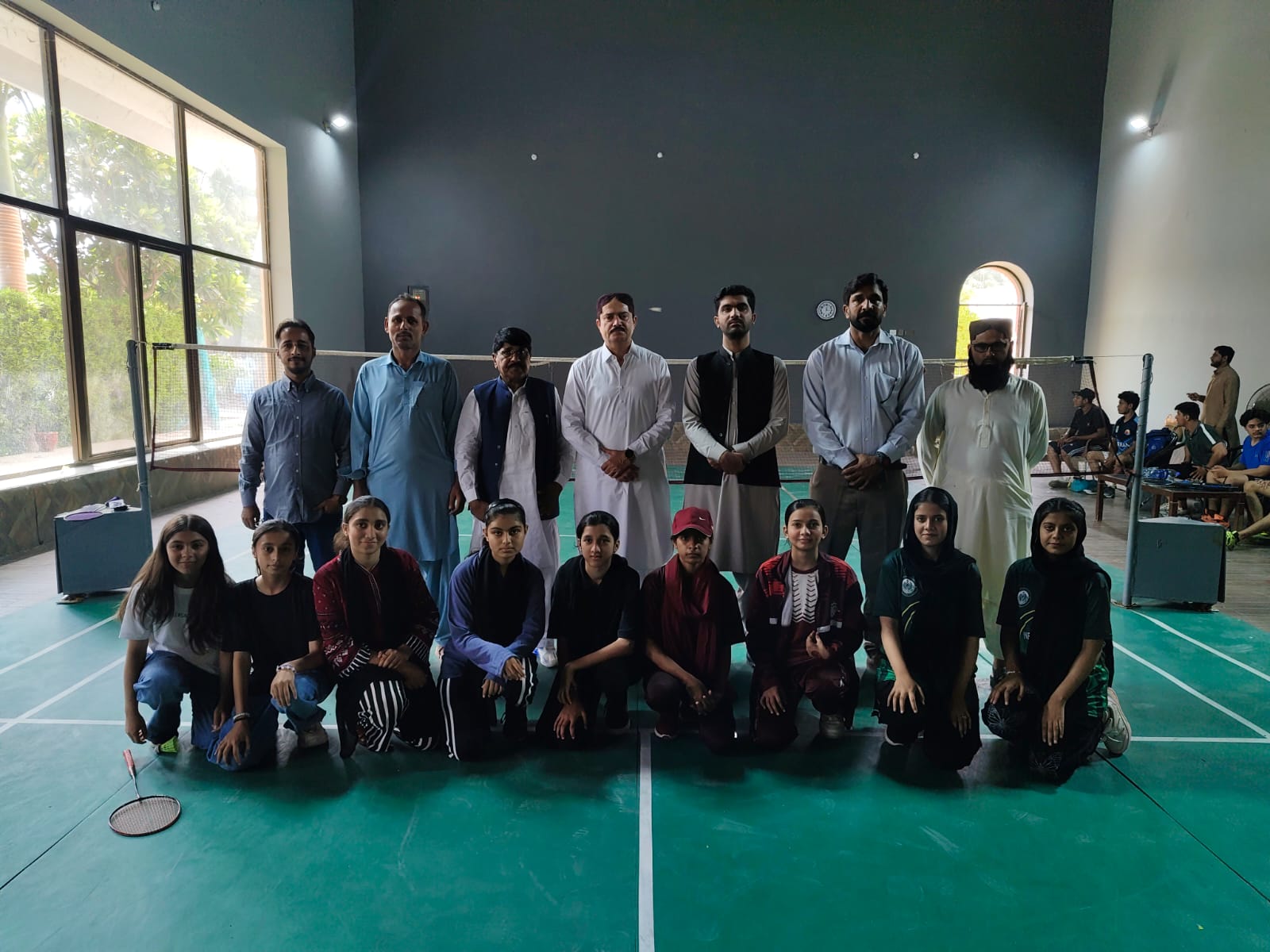 Larkano Division Badminton trails ( Girls & Boys) for 35th National Games 2025 at Karachi.